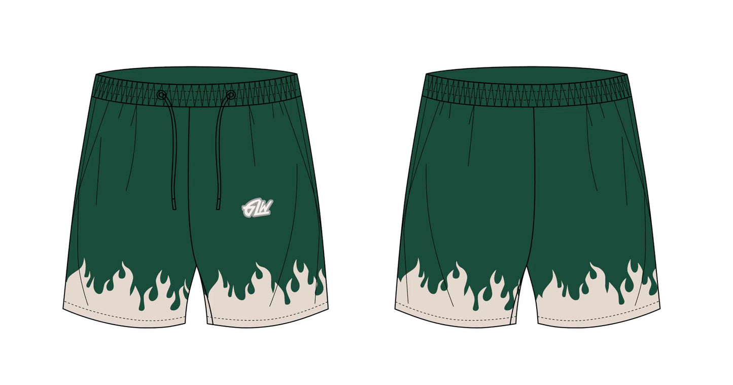 Glw Pants Black & Green