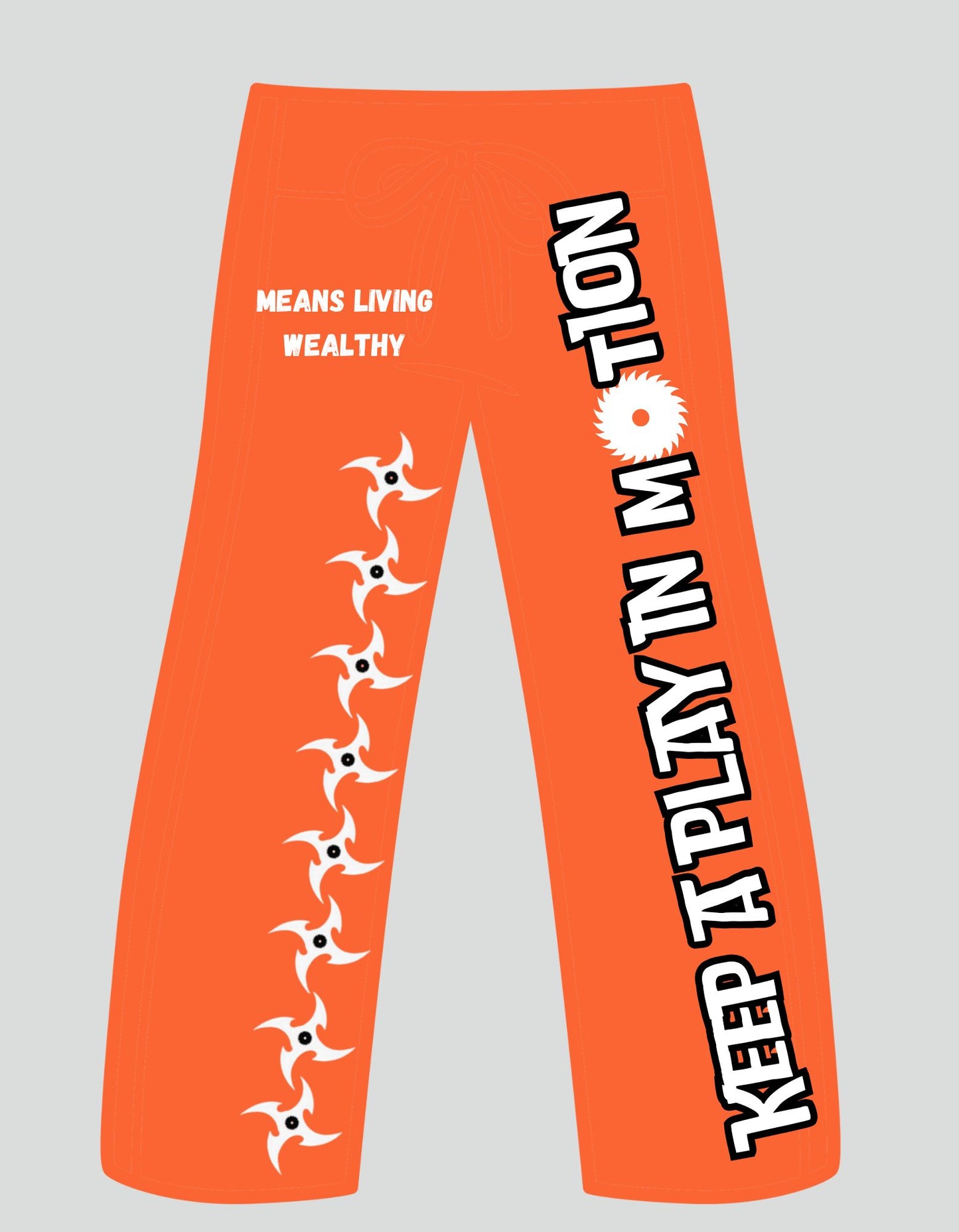 Streets Made Us Wealthy Stacked Pants